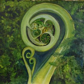 Gemälde, Spiral of life, Tetiana Adamovich