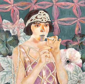Gemälde, She was never bored because she wasn't boring, Olha Trikolich