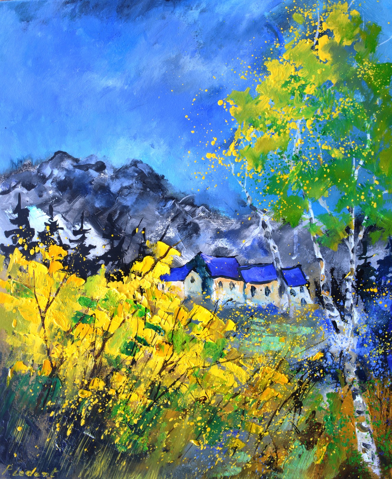Pol Ledent, Spring landscape 5622 Pol Ledent, Spring landscape 5622