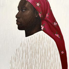 Painting, Don't Look Back, Your Life Isn't There Anymore -21st Century, Contemporary Women, Elijah Olanase