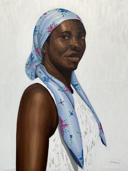 Peinture, You Become What You Think About - 21st Century, Contemporary, Portrait, Women, Elijah Olanase