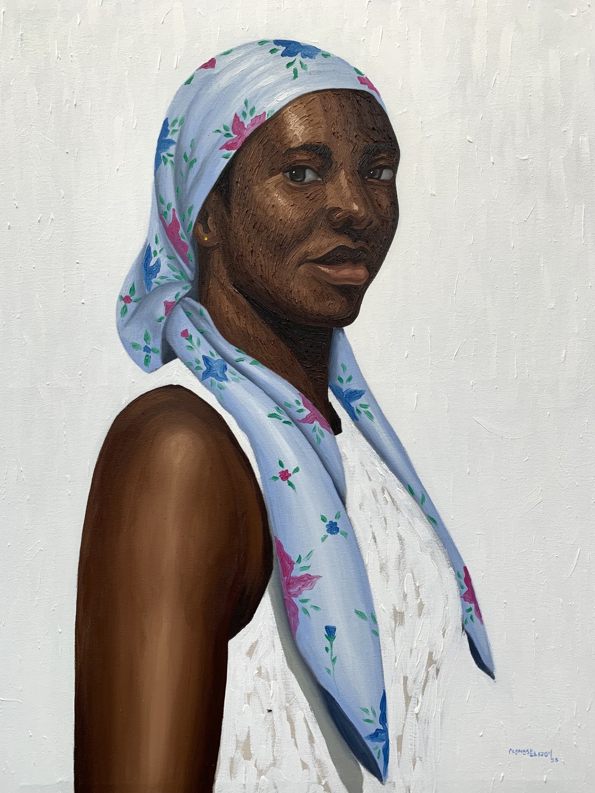 Elijah Olanase, You Become What You Think About - 21st Century, Contemporary, Portrait, Women Elijah Olanase, You Become What You Think About - 21st Century, Contemporary, Portrait, Women