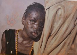 Painting, Regardless - 21st Century, Contemporary, Figurative Portrait, Children, Jewellery, John Ali