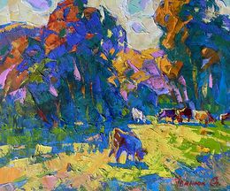 Painting, On the edge of the forest, Ivanyuk Oleksiy