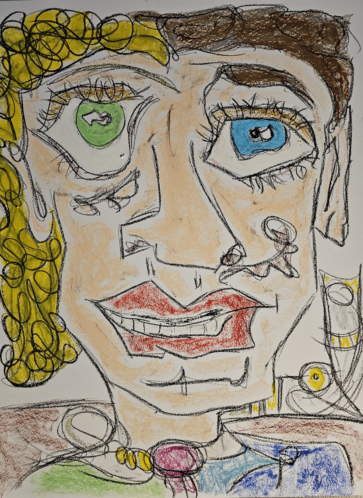 Andrih Thayfinin, Autoportrait d'Anis et Thorayya Andrih Thayfinin, Autoportrait d'Anis et Thorayya