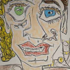 Fine Art Drawings, Autoportrait d'Anis et Thorayya, Andrih Thayfinin