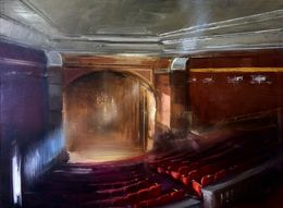 Painting, Théâtre Rouge, Martine Sigolet
