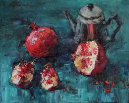 Peinture, Pomegranates, Tetiana Shendryk