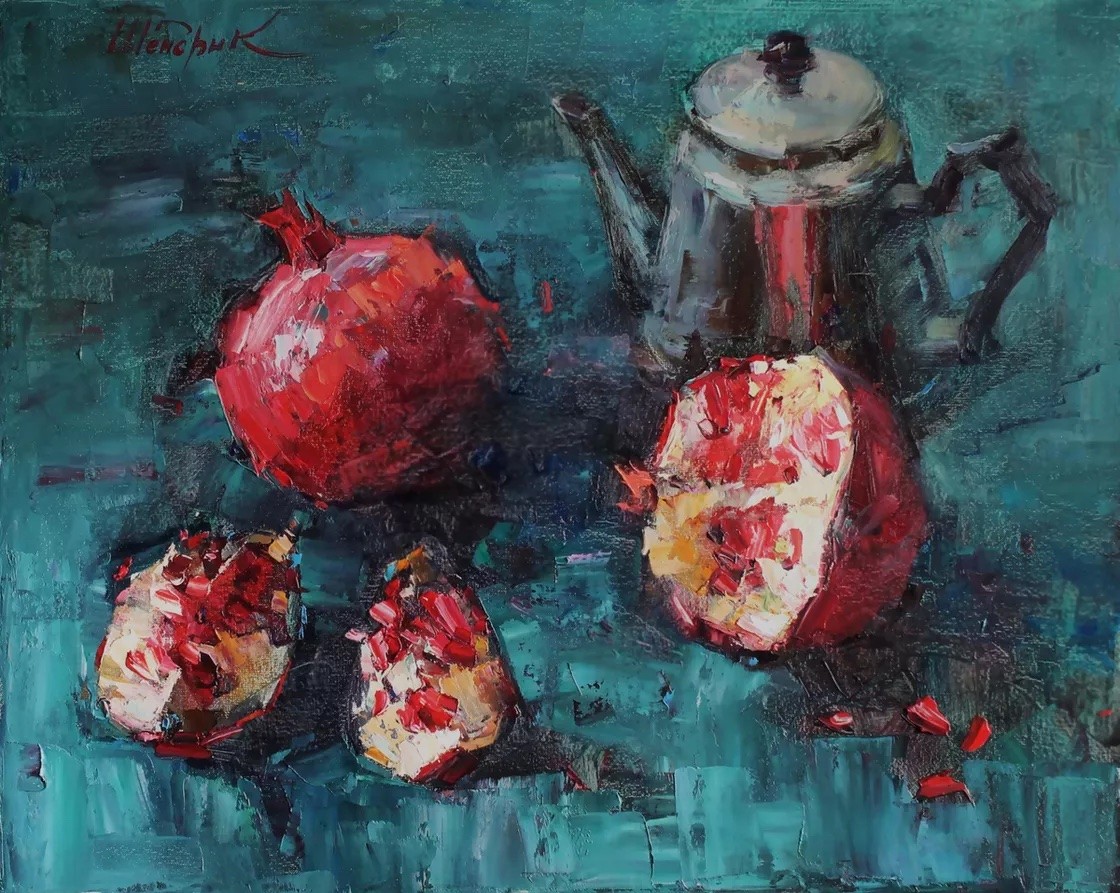Tetiana Shendryk, Pomegranates Tetiana Shendryk, Pomegranates