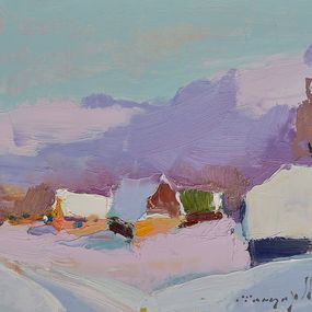 Painting, Winter Mood, Alexander Shandor