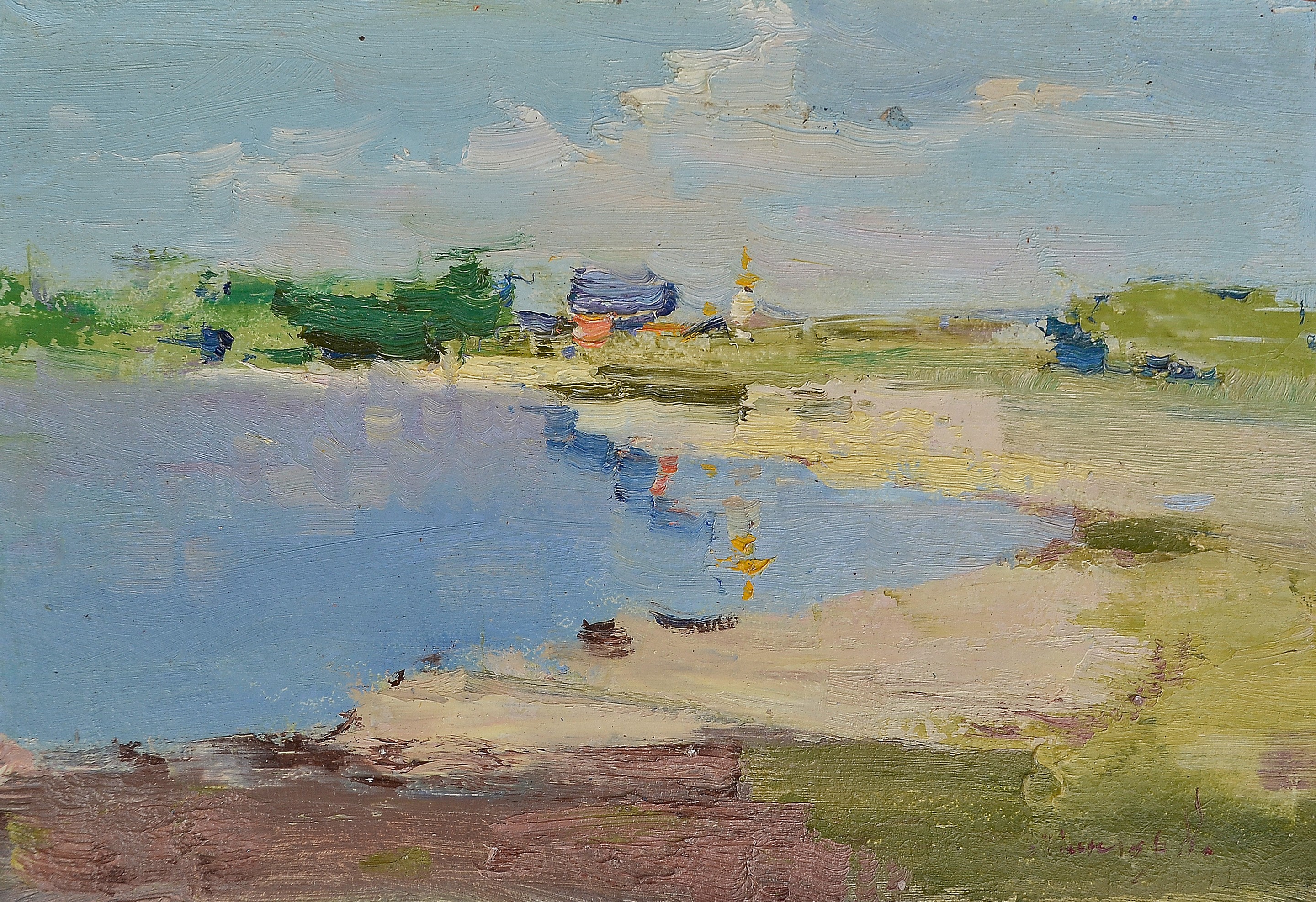Alexander Shandor, Summer on the Tisza River Alexander Shandor, Summer on the Tisza River
