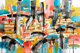Painting, Rainy landscape-I, Stanislav Bojankov