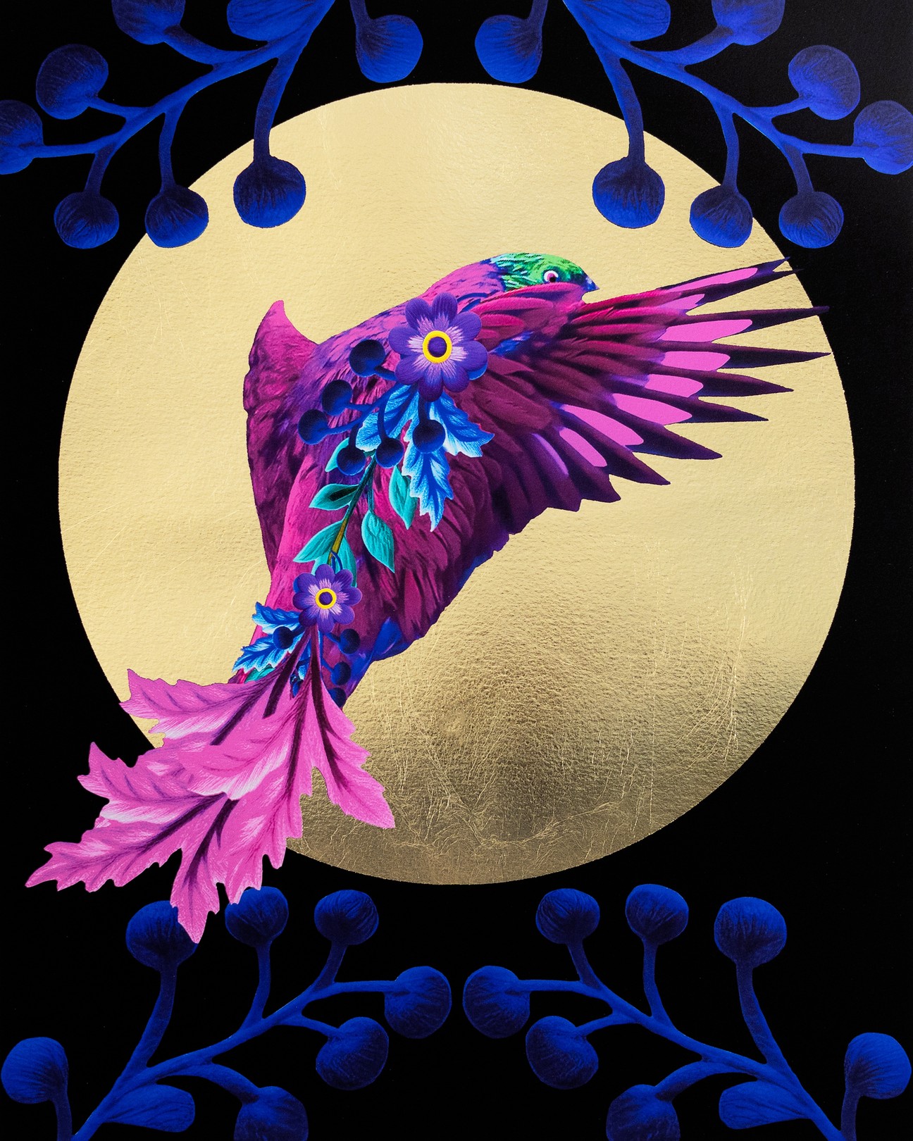 Sorcha Bridge, Purple Love Bird Sorcha Bridge, Purple Love Bird