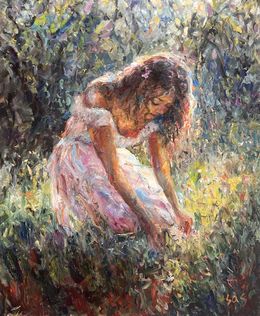 Painting, In the garden, Liubou Sas
