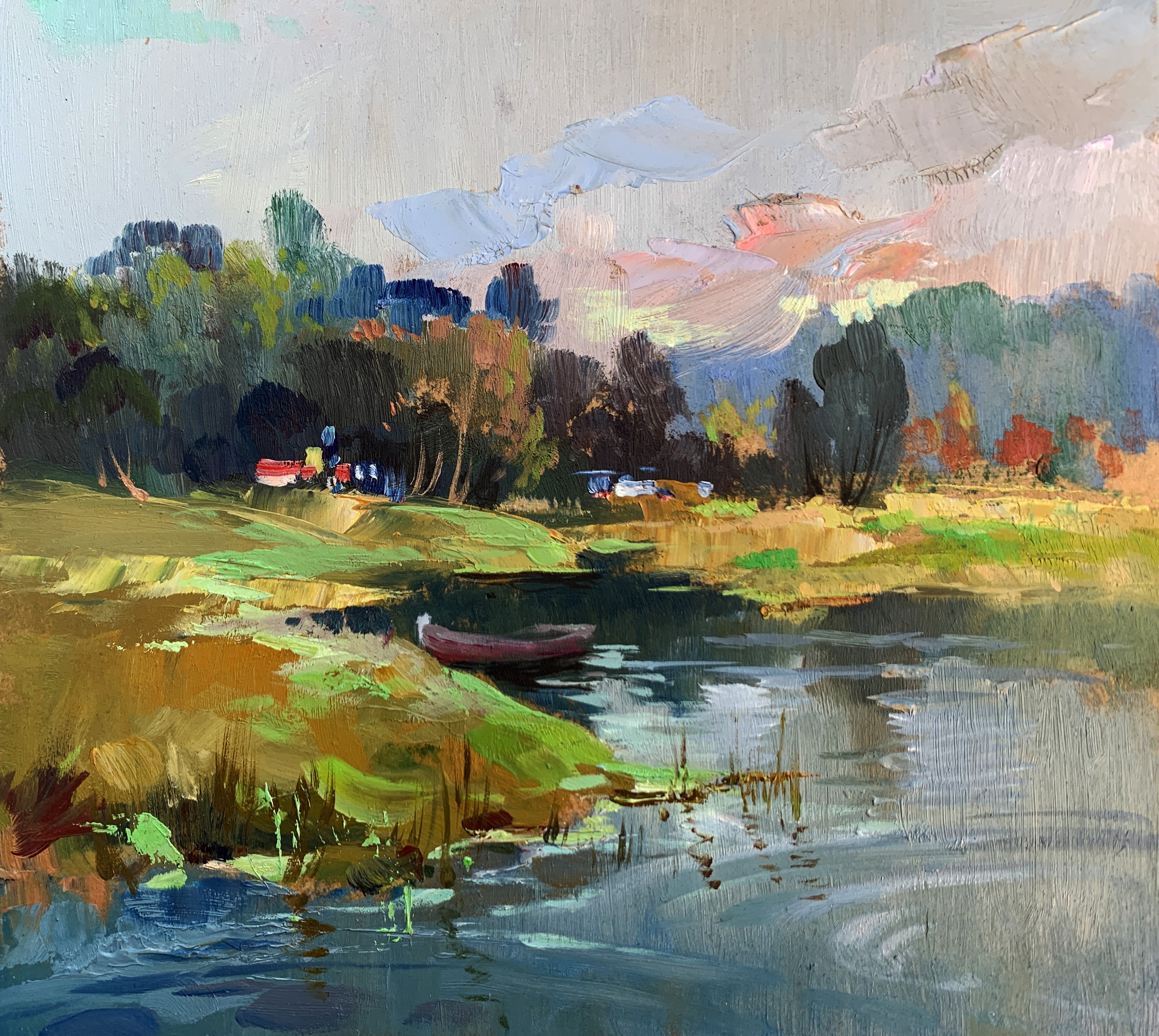 Suprunchuk Yuriy, On the left bank of the river Suprunchuk Yuriy, On the left bank of the river