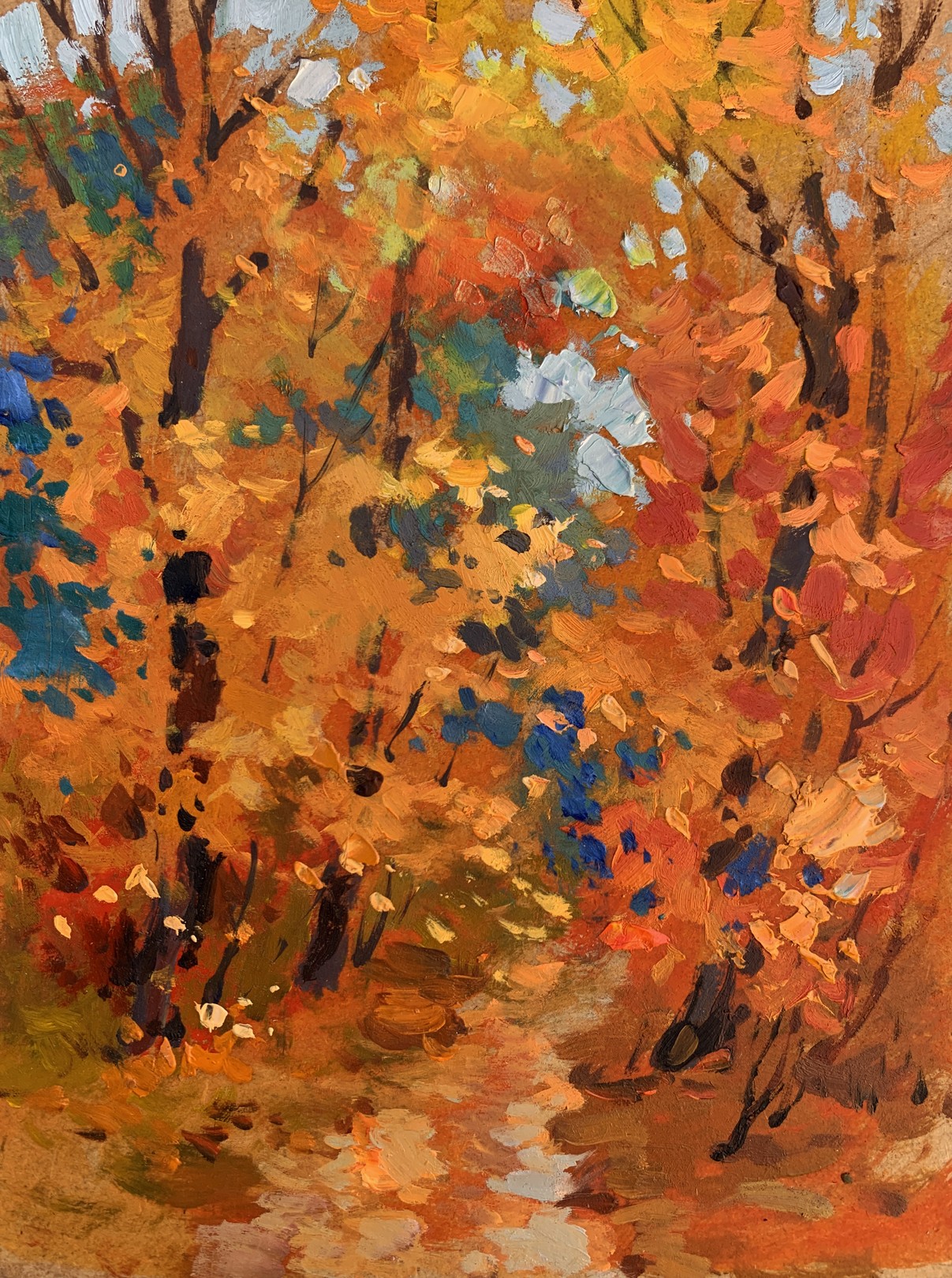 Suprunchuk Yuriy, Orange autumn forest Suprunchuk Yuriy, Orange autumn forest