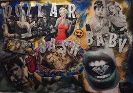 Gemälde, Dollar cash baby, Valérie Cassuto