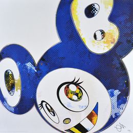 Print, And Then x 6 (Blue: The Polke Method), Takashi Murakami