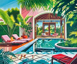 Painting, Crossing the Waters of Home, Lilly Muth