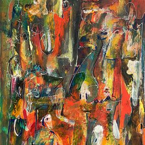 Peinture, Dancing in the Rain III, Kajazun (Kajo) Avetisyan
