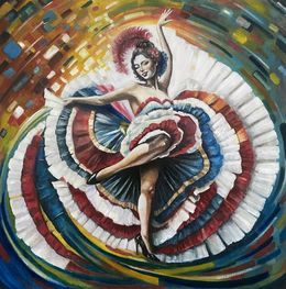 Painting, Cancan Whirlwind of Passion, Natalia Pettersson