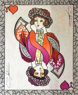 Gemälde, Valet de coeur 2, Véronique Clanet