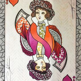 Gemälde, Valet de coeur 2, Véronique Clanet