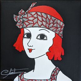 Peinture, La belle Honorine 3, Véronique Clanet