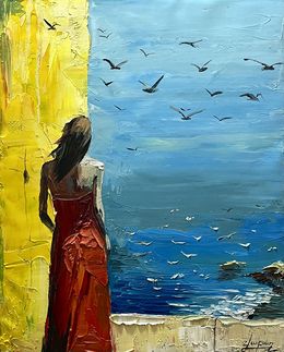 Painting, Where Sky Meets Sea, Vahe Bagumyan