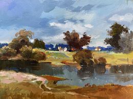 Painting, River Silence, Suprunchuk Yuriy