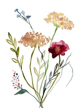 Painting, Floral No. 43, Elizabeth Becker