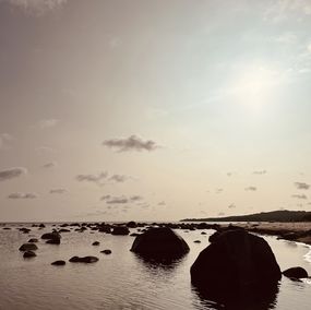Photography, Coastline stones in water, Mikaela Olovsson