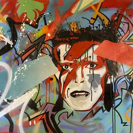 Gemälde, David Bowie Ziggy stardust, Florkey