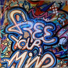 Gemälde, Free your mind, Florkey