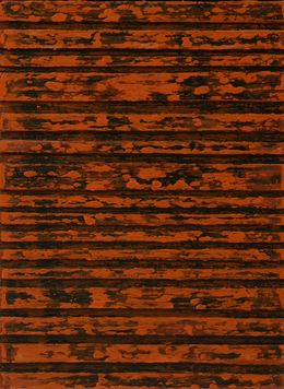 Painting, Orange Red Contrasts, Leo Leo Vardanyan