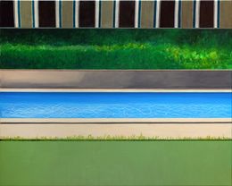 Painting, Pool with Toulouse, Patrick Santoni