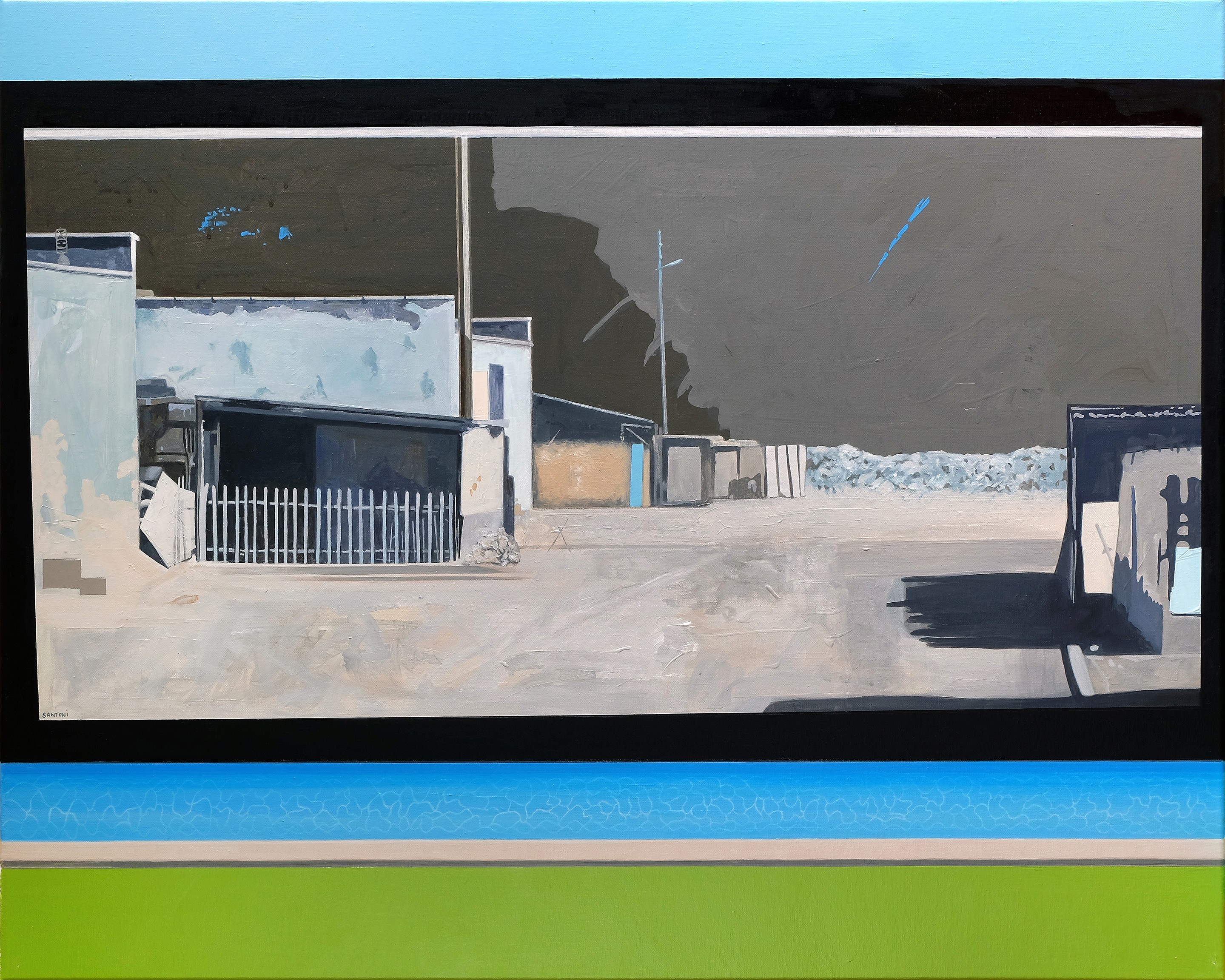 Patrick Santoni, Pool with desert Patrick Santoni, Pool with desert