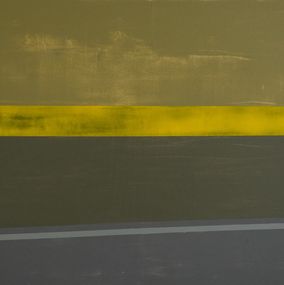 Gemälde, Yellow & green, Michele Simonetti