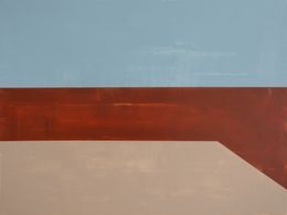 Peinture, Azure, maroon & grey, Michele Simonetti