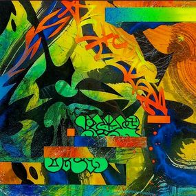 Gemälde, Reorganization (3), Blackzao