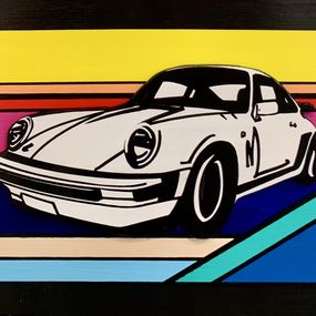Gemälde, Pop Porsche, Angélique Dufossé