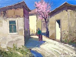 Painting, Quiet Village Lane, Kamo Atoyan