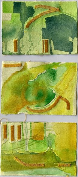 Painting, Desbaratando nudos, Connie Garcia Sainz