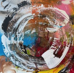 Painting, Circle, Tiny de Bruin