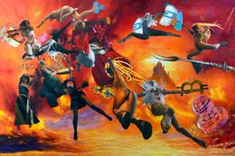 Painting, Blockchain Revolution, Igor Galan