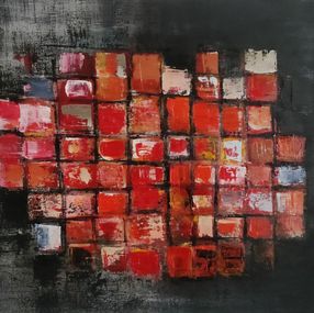 Gemälde, Passionnément Rouge, Marie Line Robert