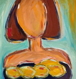 Gemälde, Enjoying lemons, Natalya Mougenot