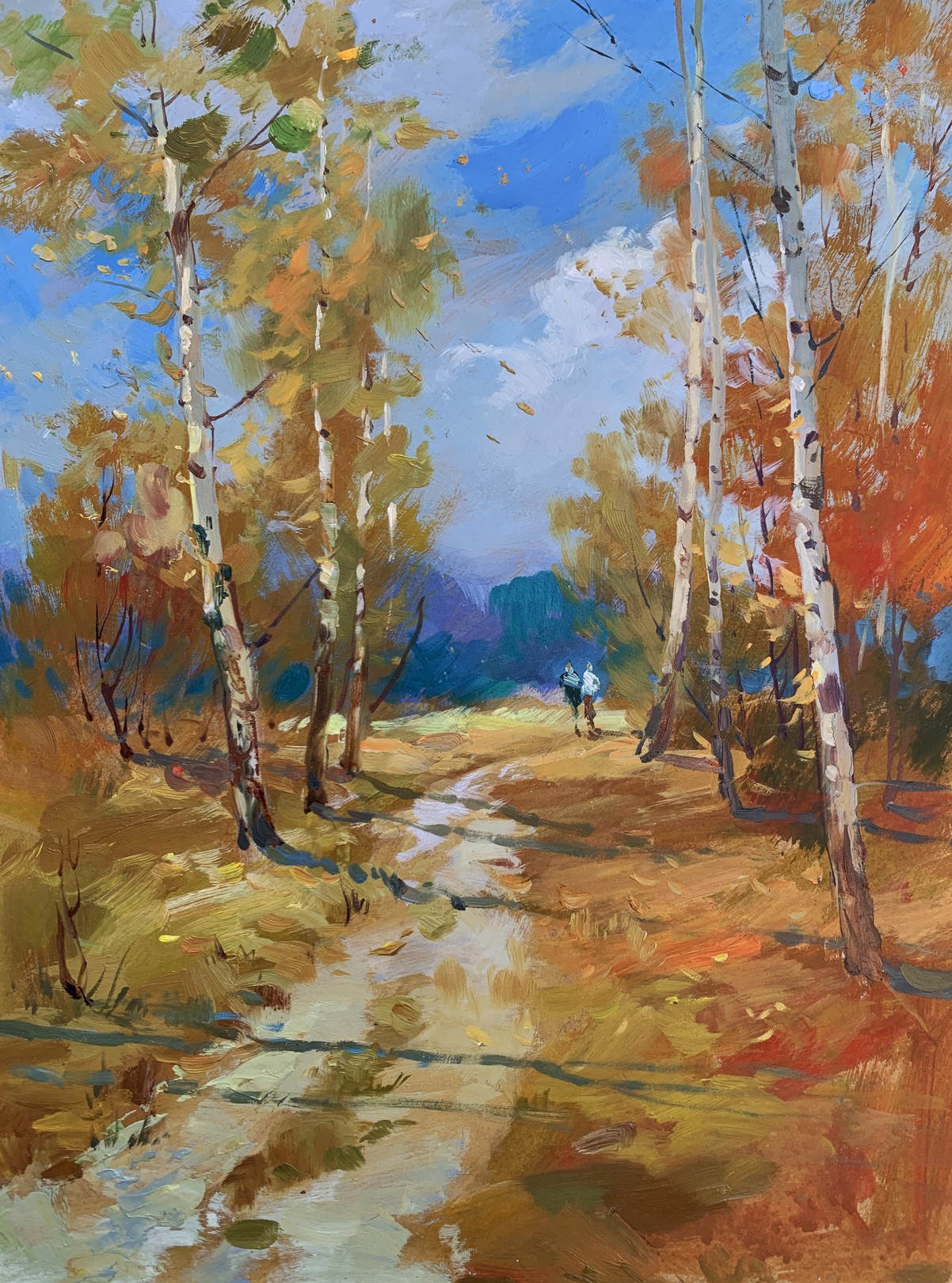 Suprunchuk Yuriy, Jogging through the autumn forest Suprunchuk Yuriy, Jogging through the autumn forest