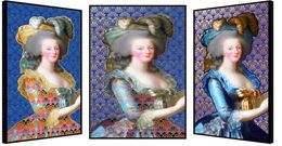 Gemälde, Gold Antoinette, Patrick Rubinstein