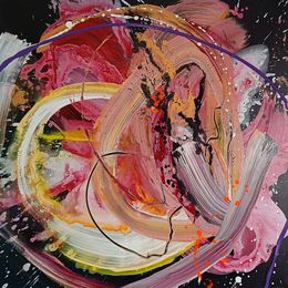 Peinture, Beauty rose, Eliana Sá